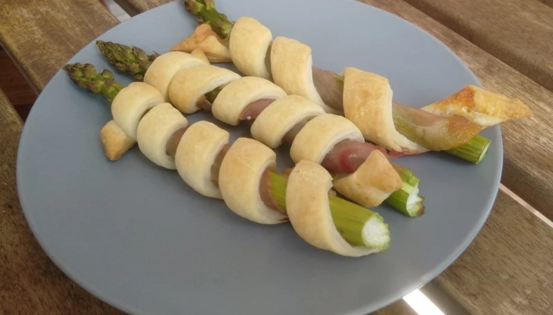 Asperges feuilletées