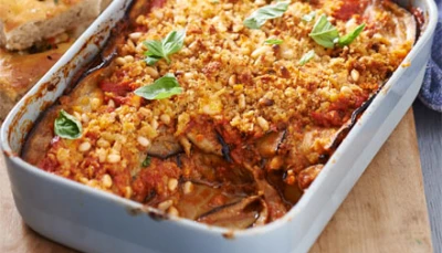 aubergine al parmagiana de la mamma!