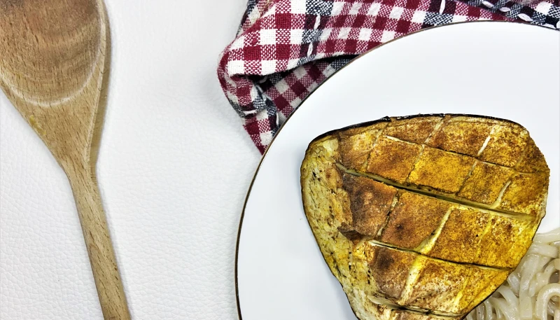 Aubergine rôtie épicée & Healthy
