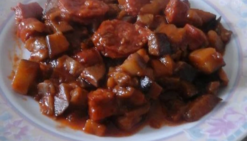 Aubergines au chorizo