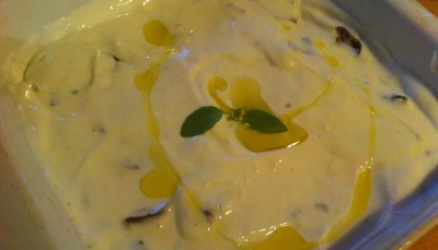 Aubergines grillés au fromage blanc