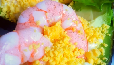 Avocat Crevette Mimosa