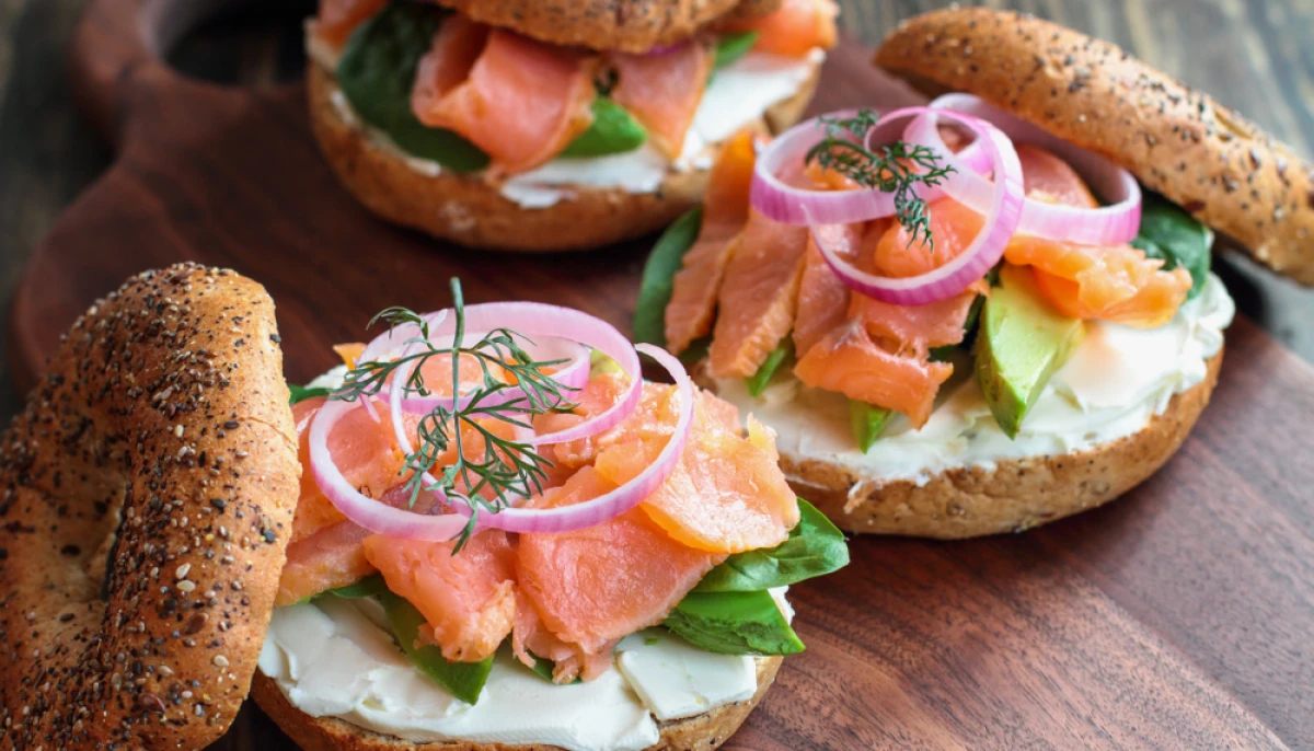 Bagel au saumon
