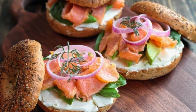 Bagel au saumon