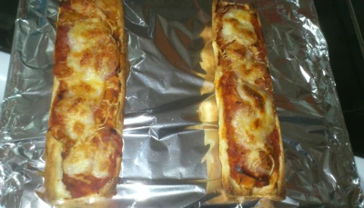 Baguette pizza