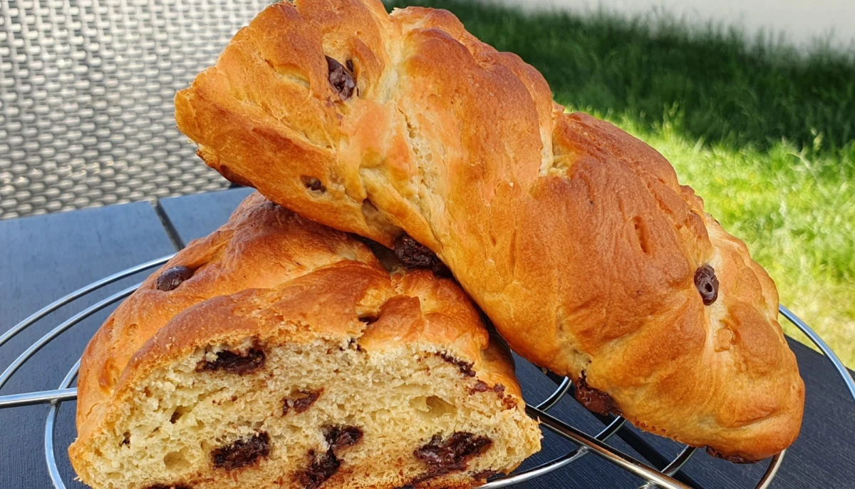 Baguette viennoise aux pépites de chocolat