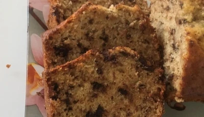 Banana bread au chocolat