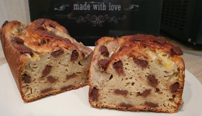 Bananabread flocons d'avoine-beurre de cacahuètes