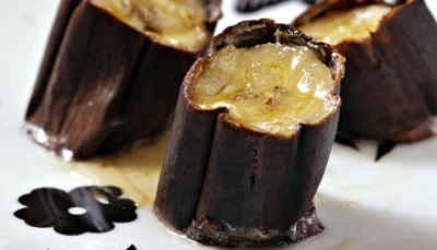 Bananes rôties au miel