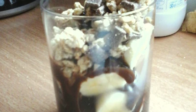 Bananochocolat en crumble