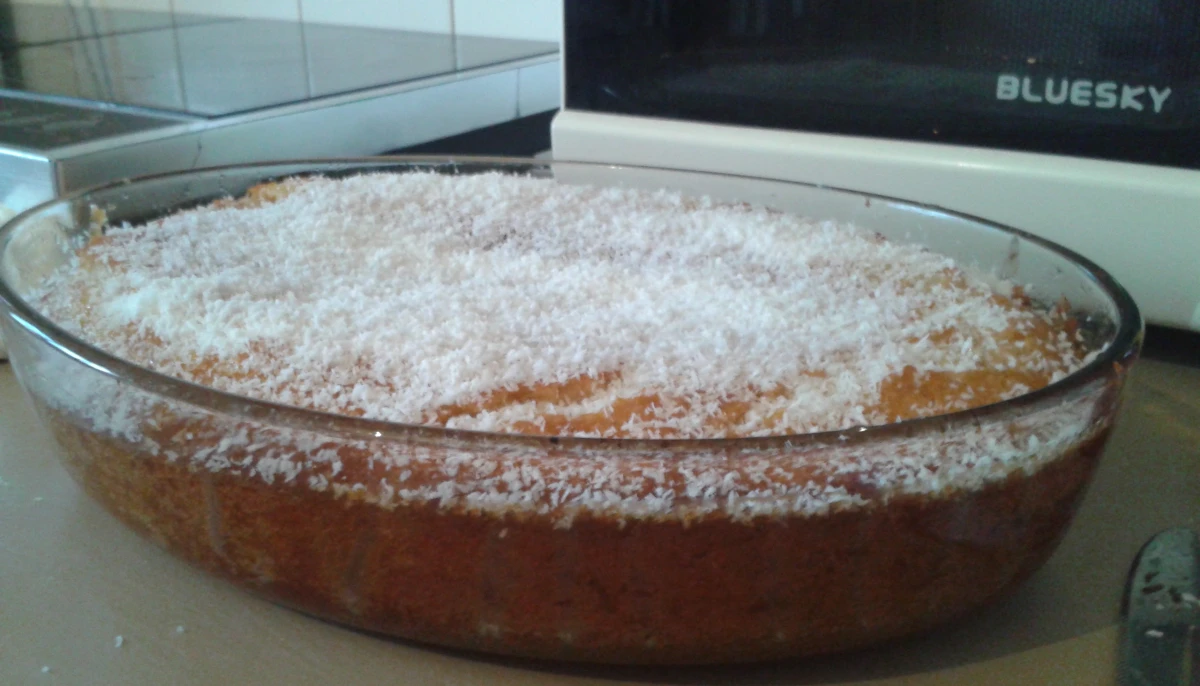 Basboussa vanille noix de coco