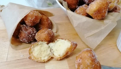 Beignets express au lait concentré non sucré