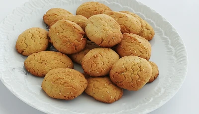 Biscuits au tahin et graines de sésame