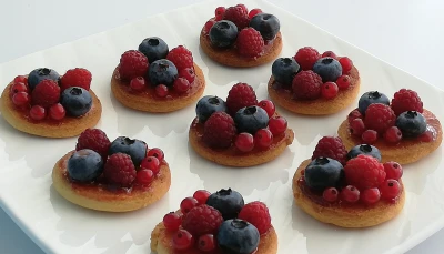 Biscuits façon minis tartelettes Fruits Rouges