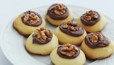 Biscuits nappés au chocolat