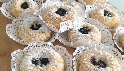 Biscuits sablés coco/citron