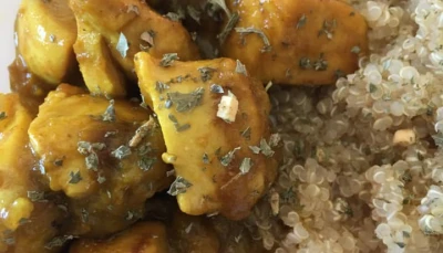 Blanc de poulet aux prunes