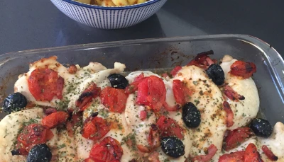 Blanc de poulet aux tomates cerise