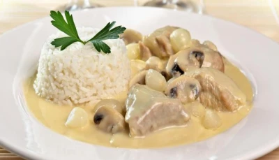 blanquette de veau à l'ancienne!