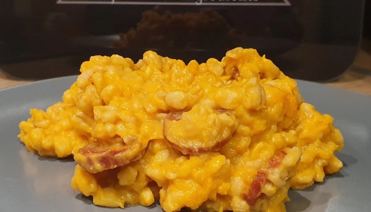 Blésotto butternut-chorizo au Cookéo