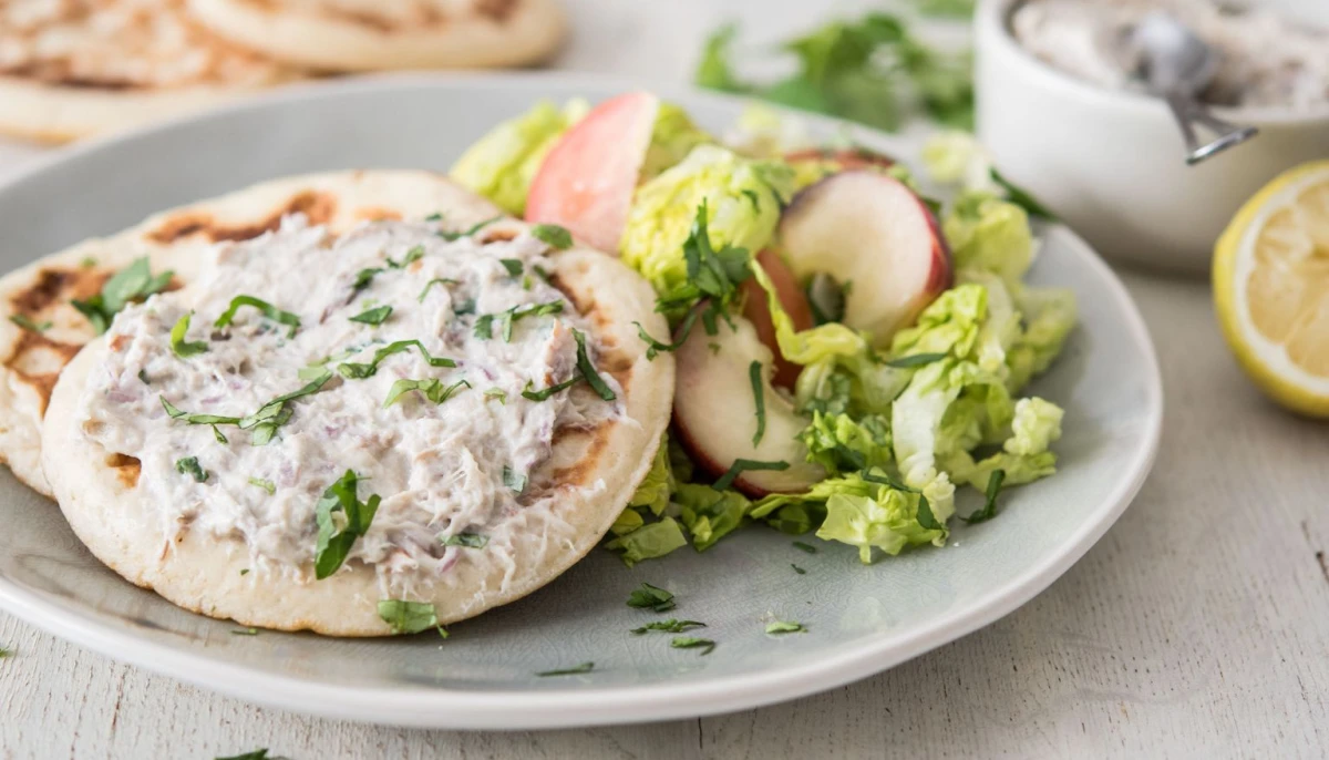 Blinis à la crème de sardine