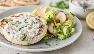 Blinis à la crème de sardine