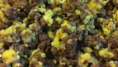 Boeuf haché aux oeufs vite fait