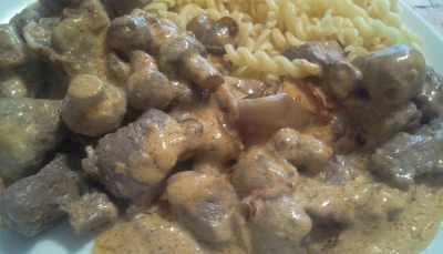 Boeuf Stroganov