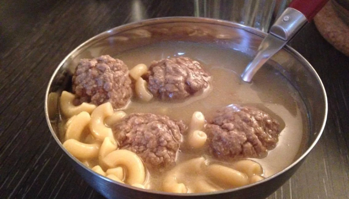 Bouillon repas boeuf moutarde méga simple