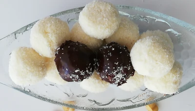 Boules coco coeur noisette