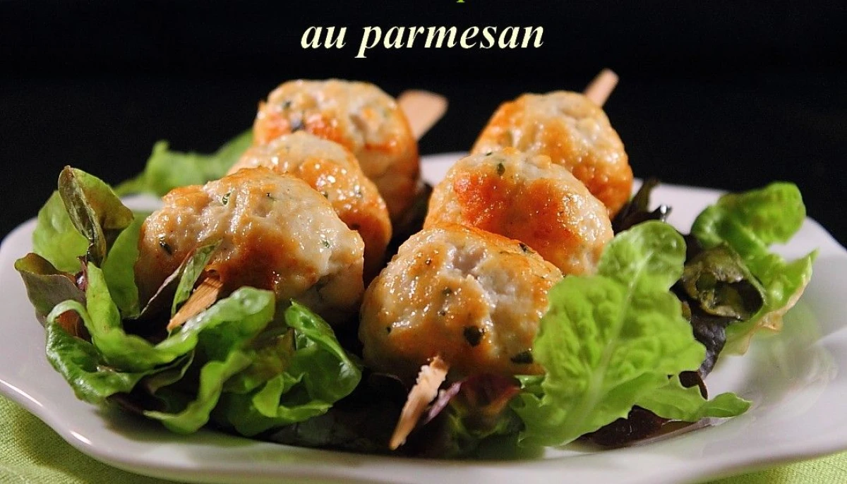 Boulettes de poulet au parmesan