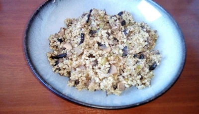 Boulgour aux champignons