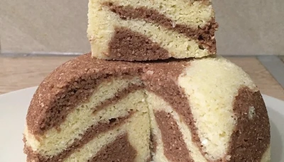 Bowlcake marbré à la semoule fine