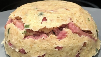 Bowlcake salé aux lardons de bacon