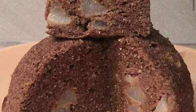 Bowlcake semoule chocolat-poire