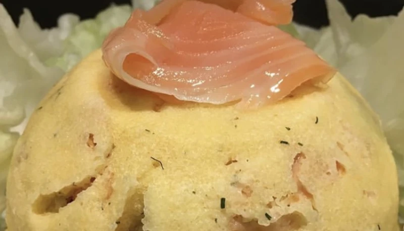 Bowlcake semoule fine-saumon fumé