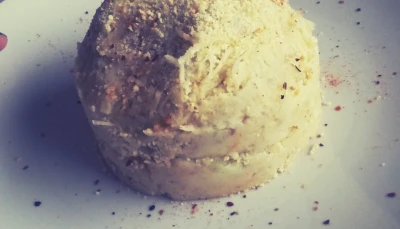 Brandade de cabillaud au pesto