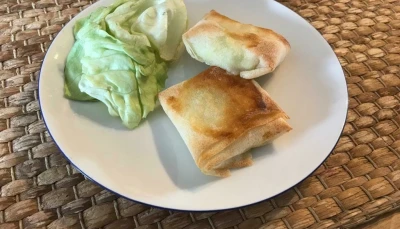 Bricks courgette et vache qui rit