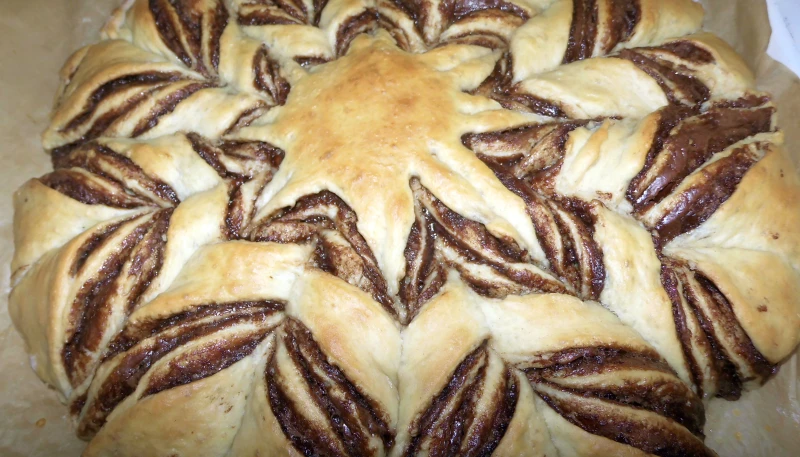 Brioche "Flocon" au Nutella