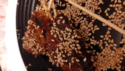 Brochette de nuggets sauce tariyaki