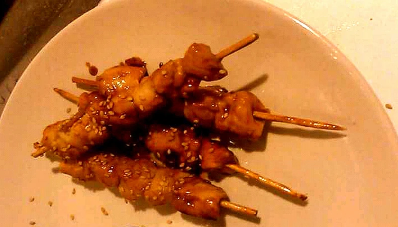 Brochettes de poulet sauce teriyaki