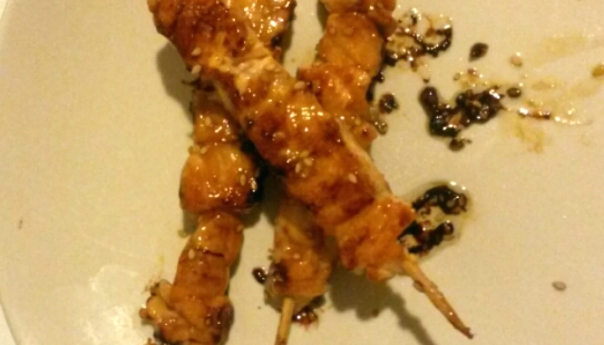 Brochettes de saumon à la japonaise