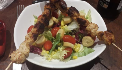 Brochettes poulet au piment