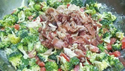 Brocolis aux lardons