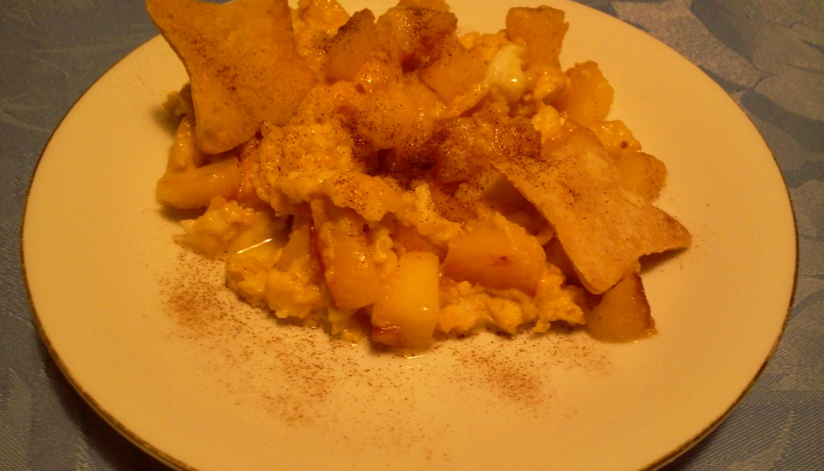 Brouillade d'oeufs aux pommes
