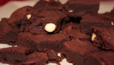 Brownie chocolat amandes