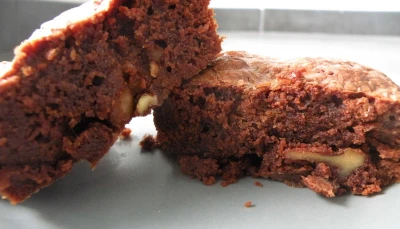 Brownies au chocolat au lait et noix