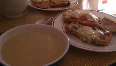 Bruschetta aux fromages