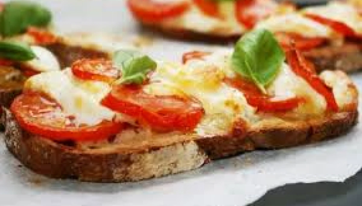 bruschetta tomate - mozza facile