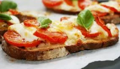 bruschetta tomate - mozza facile